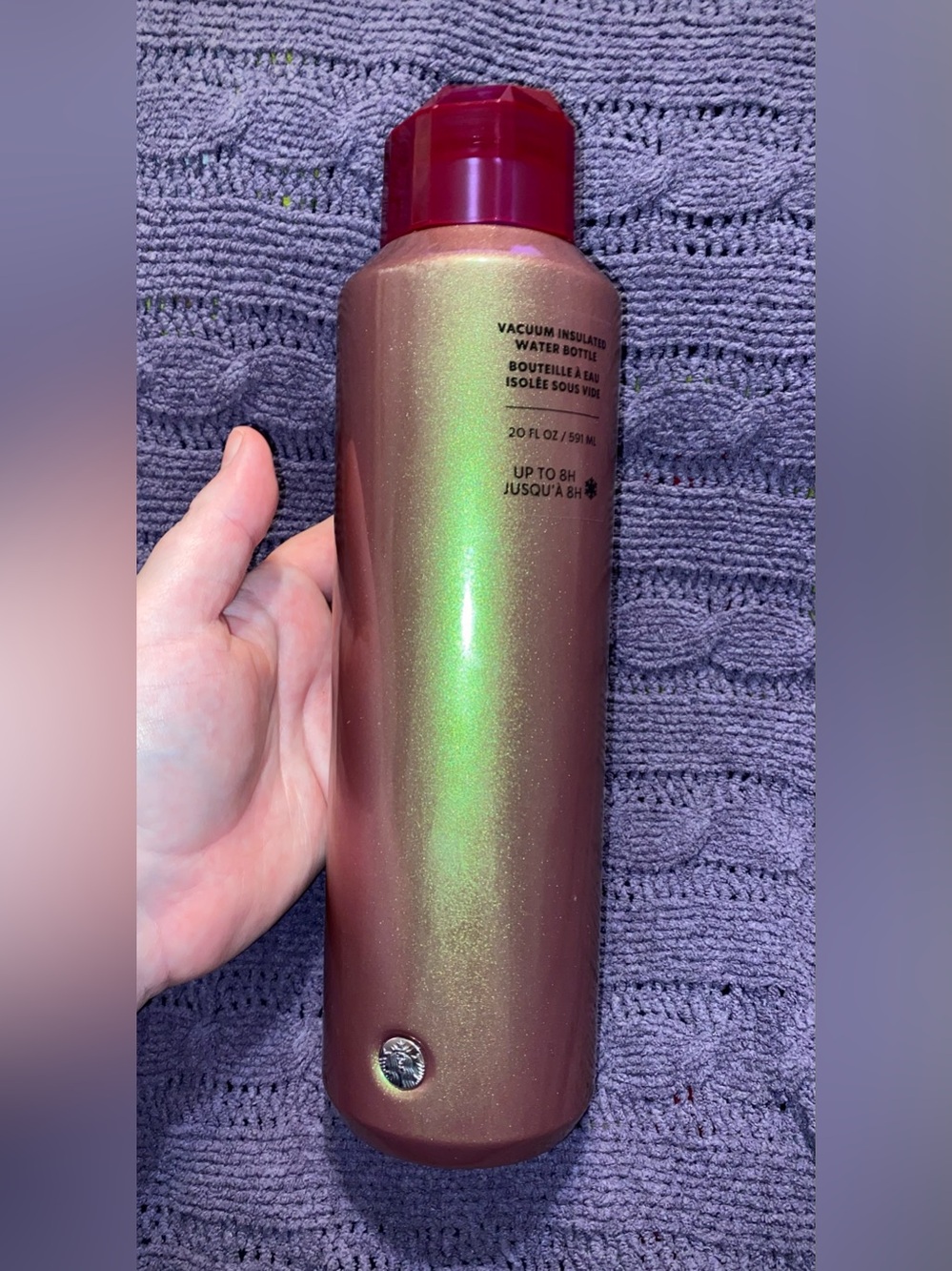 Starbucks Gem 20oz Vacuum Insulated Water Bottle Jewel Top 2022